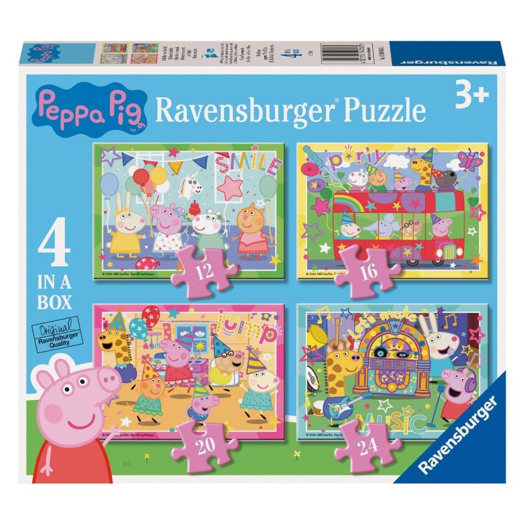 Ravensburger 4 Puzzles in a Box Peppa Pig