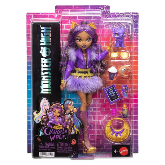 Monster High Doll Clawdeen Wolf with Crescent