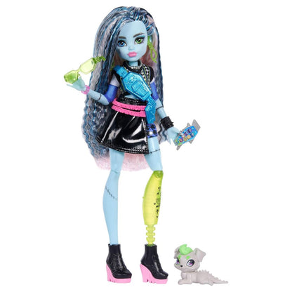 Monster High Doll Frankie Stein with Watzie