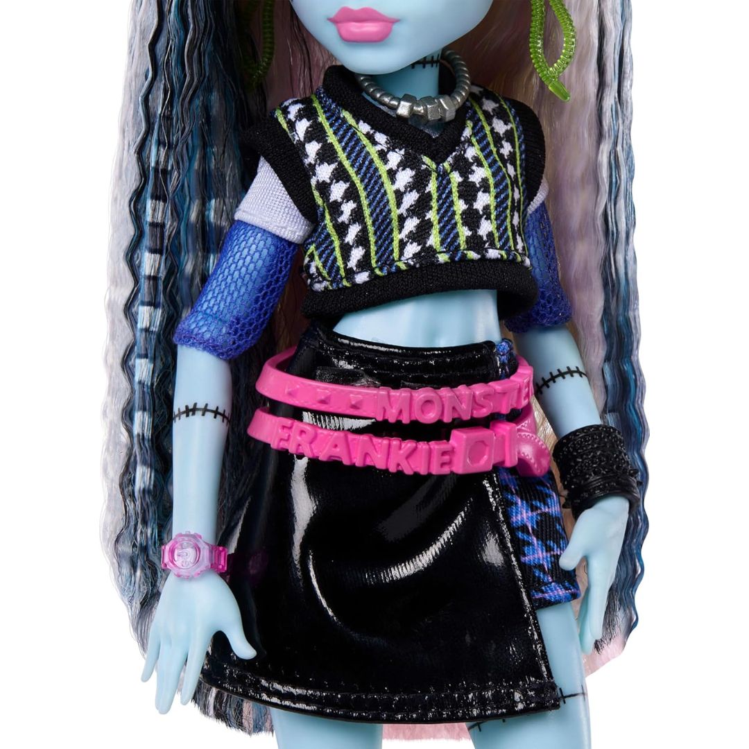 Monster High Doll Frankie Stein with Watzie