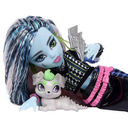 Monster High Doll Frankie Stein with Watzie