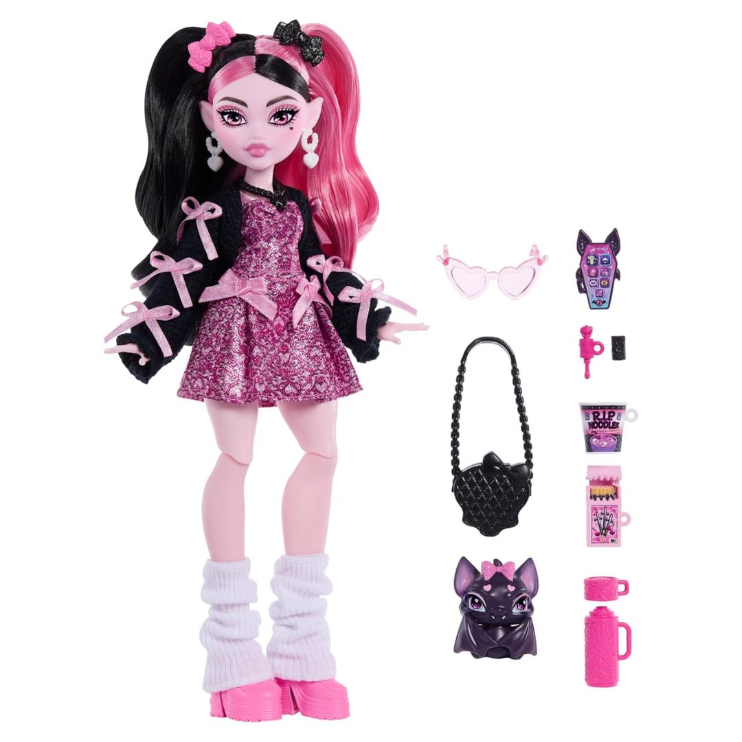 Monster High Doll Draculaura with Count Fabulous