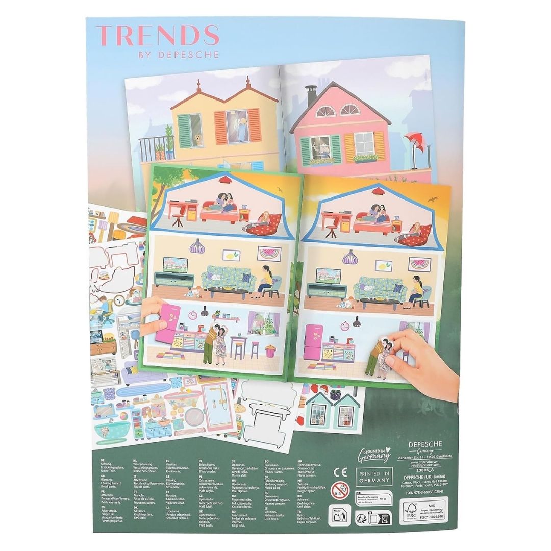 Depesche Trends Create Your Home Sweet Home Stickerbook