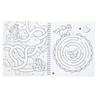 Depesche Ylvi Unicorn Colouring Book with Sequins