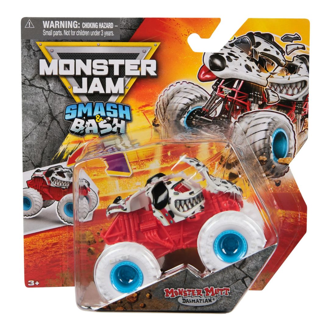 Monster Jam 1:64 Smash & Bash Monster Mutt Dalmatian