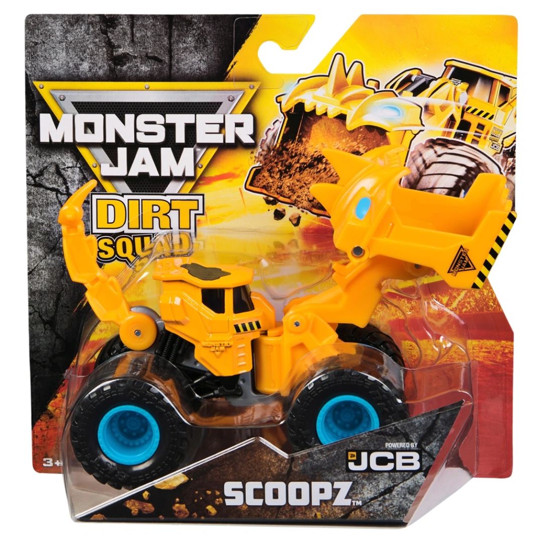 Monster Jam 1:64 Dirt Squad Series 11 Scoopz