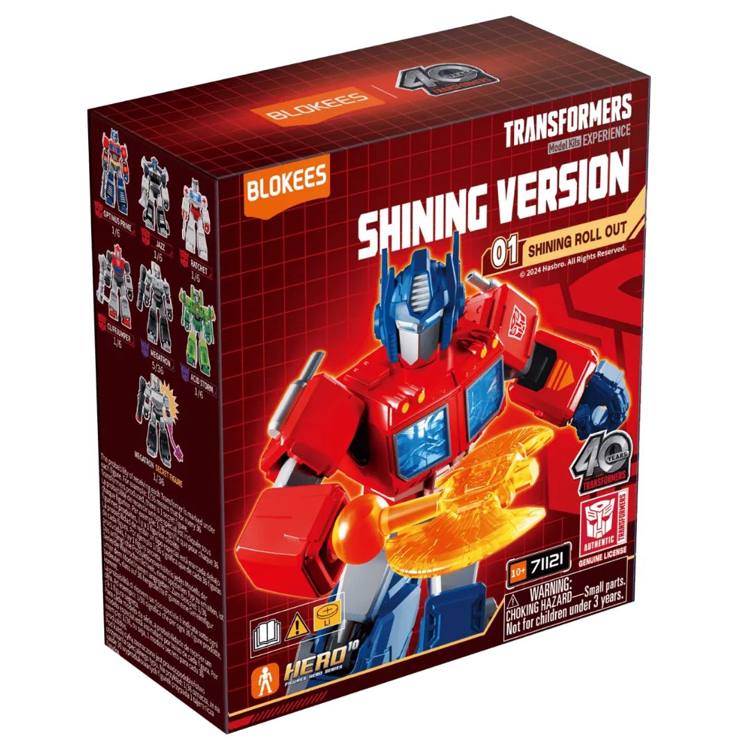 Blokees Transformers Shining Version 01 Shining Roll Out Model Kit
