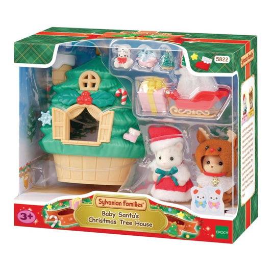 Sylvanian Families Baby Santa's Christmas Tree House
