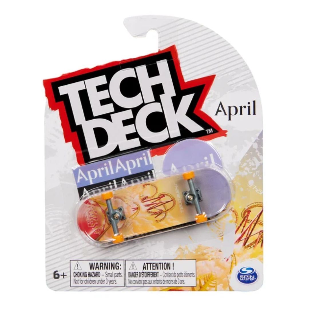 Tech Deck Single Pack Fingerboard - April Rollercoaster