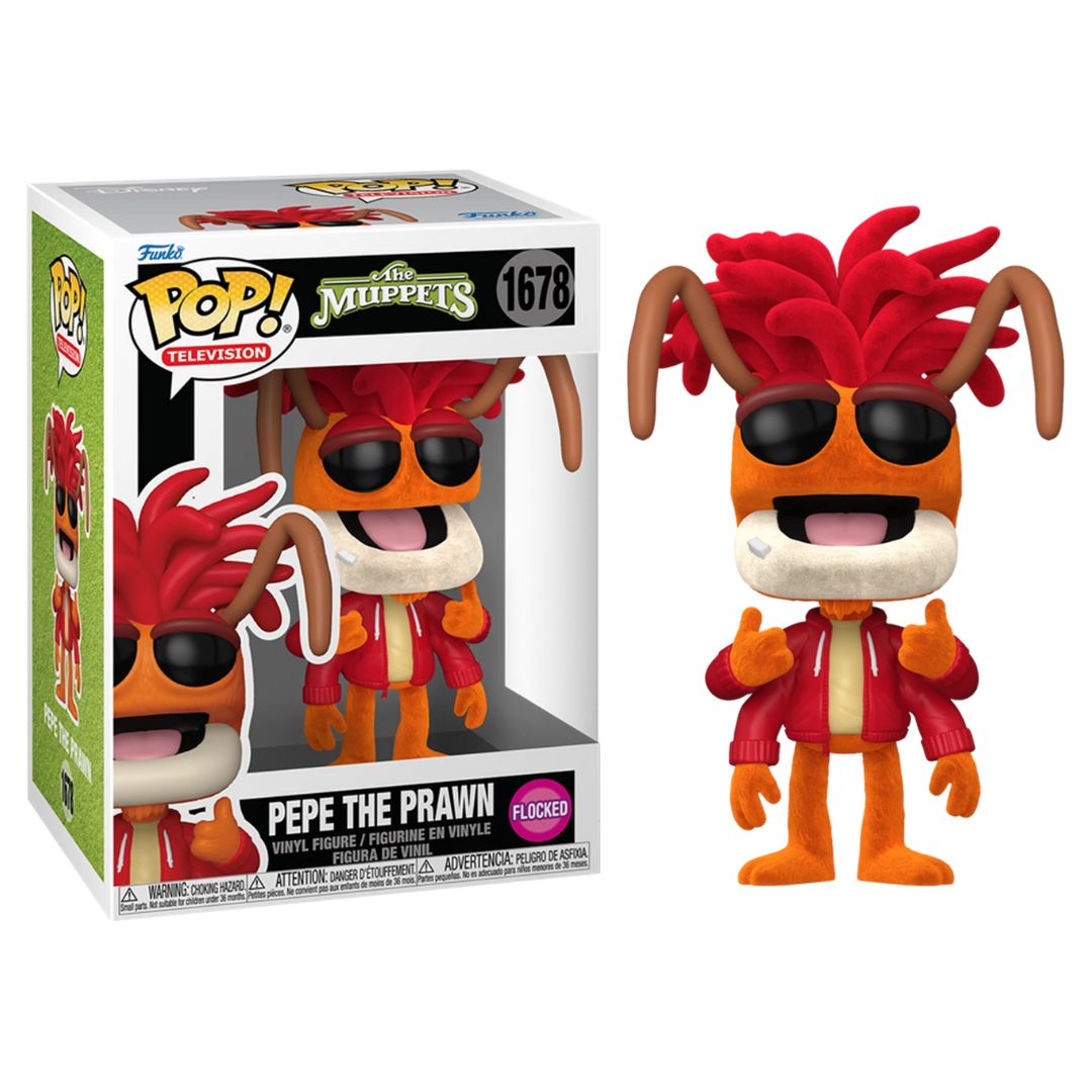 Pop! Vinyl - The Muppets - Pepe The Prawn 1678 (Flocked)