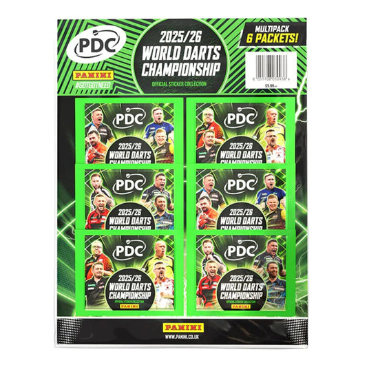 World Darts Championship 2025/26 Sticker Collection Multipack