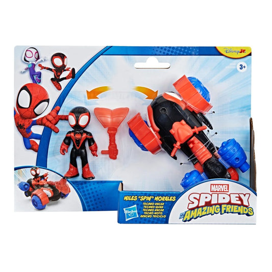 Marvel Spidey And His Amazing Friends Miles Morales Techno-Racer