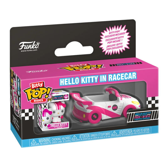 Bitty Pop! Rides Hello Kitty in Racecar