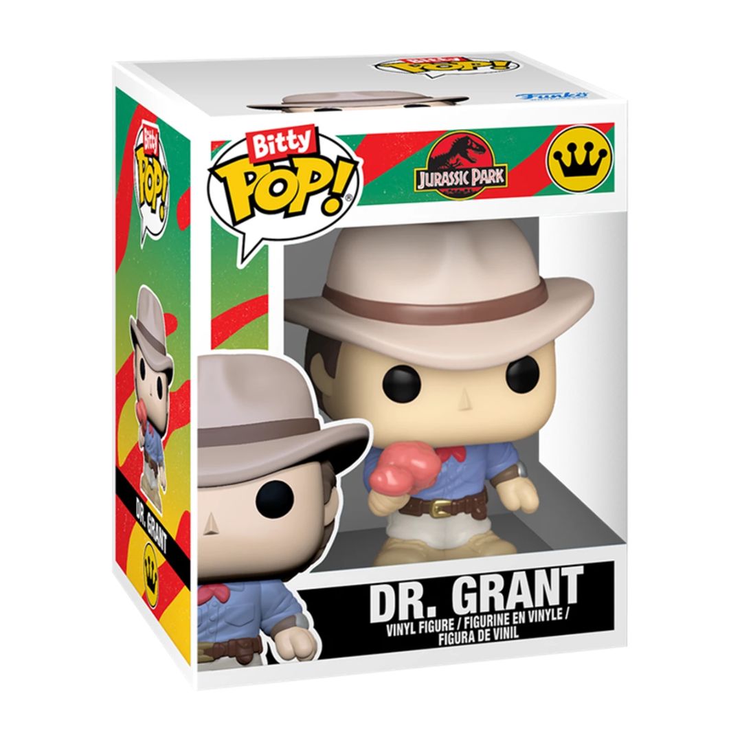 Bitty Pop! Rides Dr. Alan Grant and Jurassic SUV