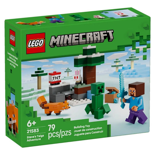 Lego 21583 Minecraft Steve's Taiga Adventure