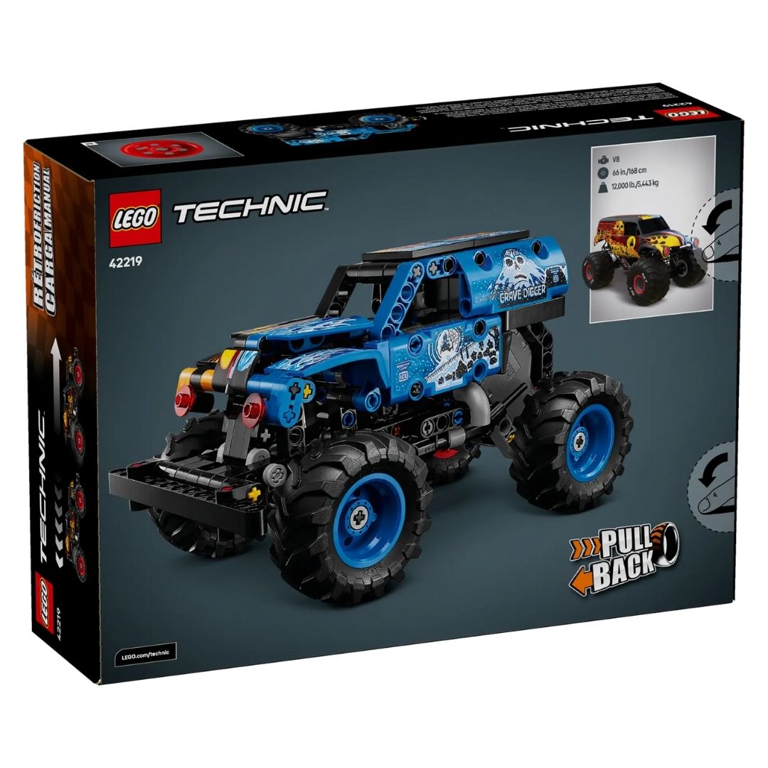 Lego 42219 Technic Monster Jam Grave Digger Fire and Ice