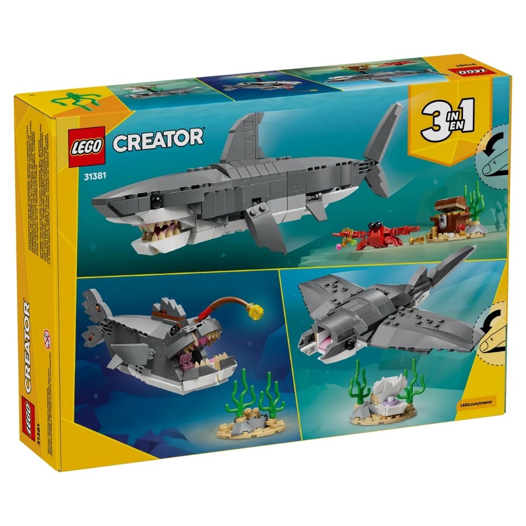 Lego 31381 Creator Fierce Shark with a Treasure Chest
