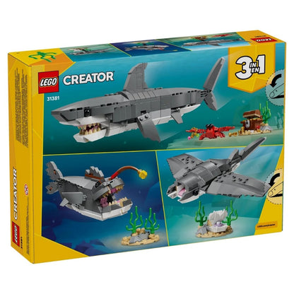 Lego 31381 Creator Fierce Shark with a Treasure Chest