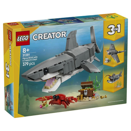 Lego 31381 Creator Fierce Shark with a Treasure Chest