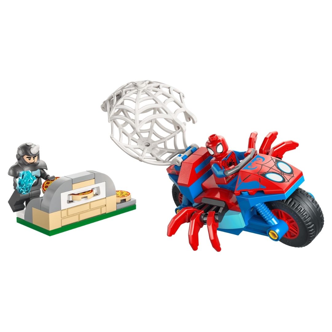 Lego 11206 Marvel Spidey on his Motorcycle vs. Rhino