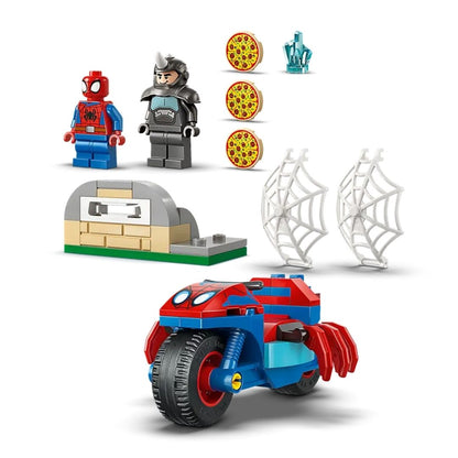 Lego 11206 Marvel Spidey on his Motorcycle vs. Rhino