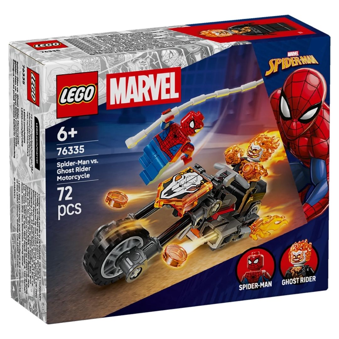 Lego 76335 Marvel Spider-Man vs. Ghost Rider Motorcycle