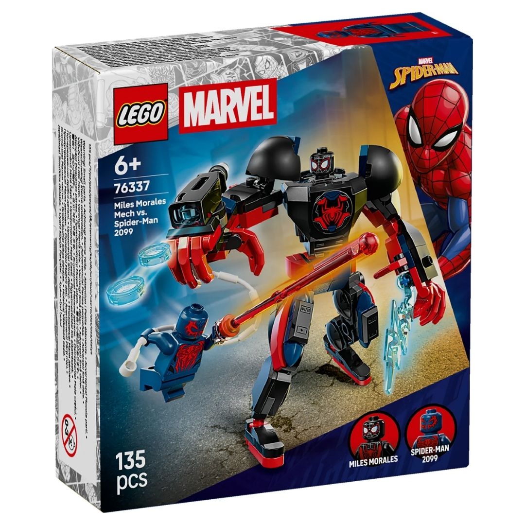 Lego 76337 Marvel Miles Morales Mech vs. Spider-Man 2099