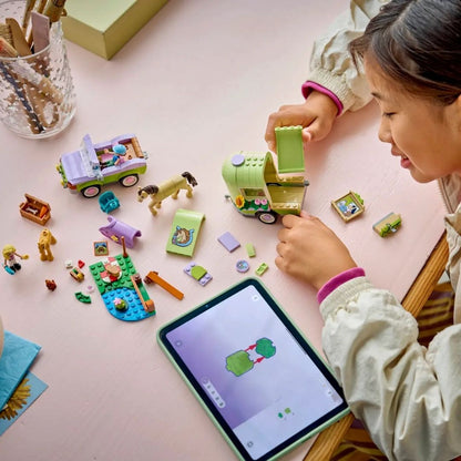 Lego 42695 Friends Horse & Baby Foal Trailer