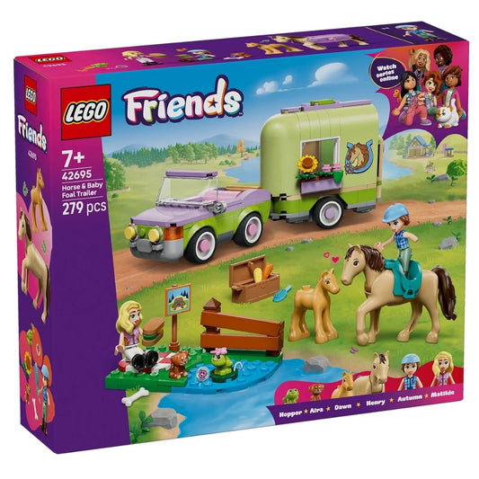 Lego 42695 Friends Horse & Baby Foal Trailer
