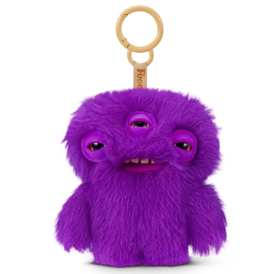 Fuggler Keyring Purple Annoyed Alien Plush