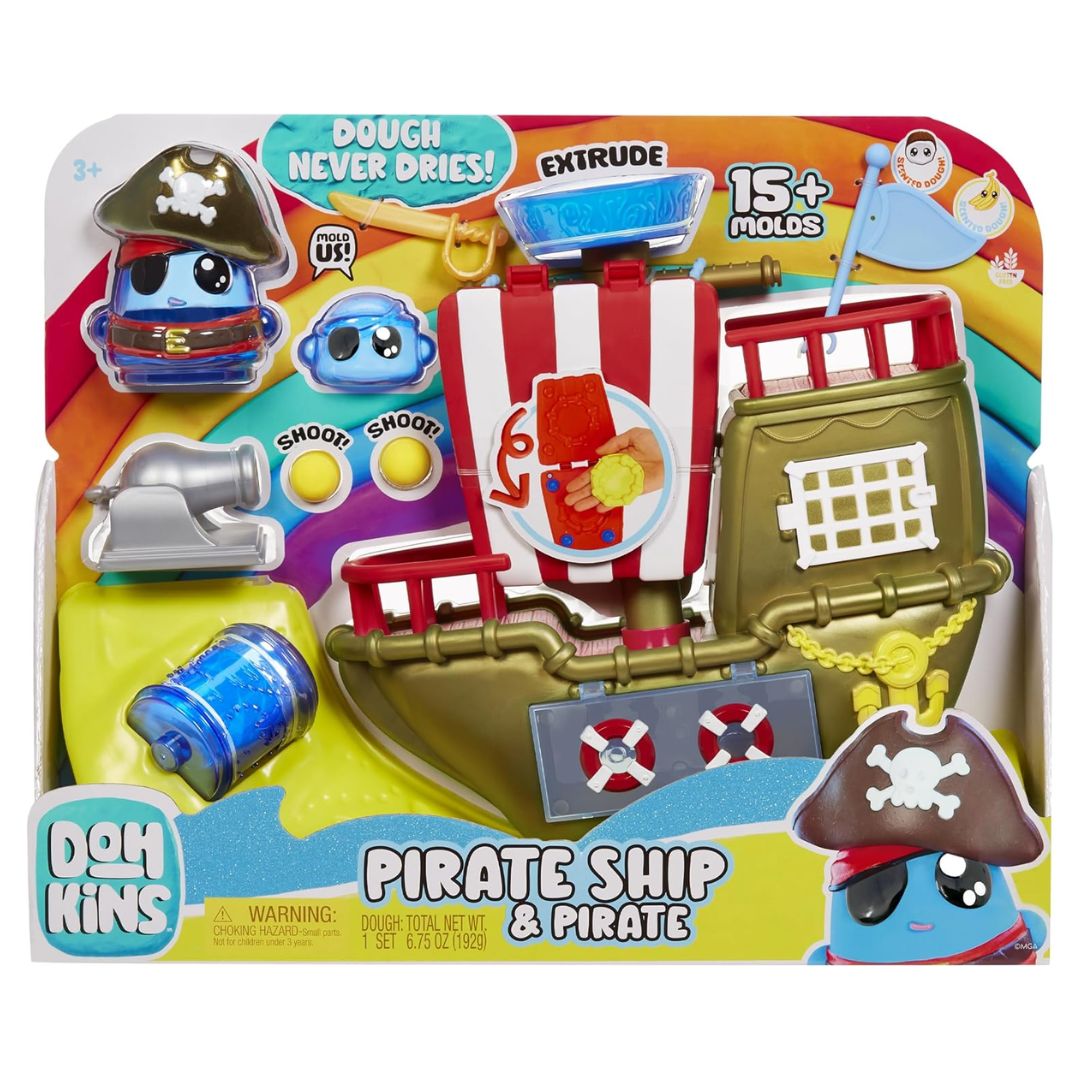DohKins Pirate Ship Playset