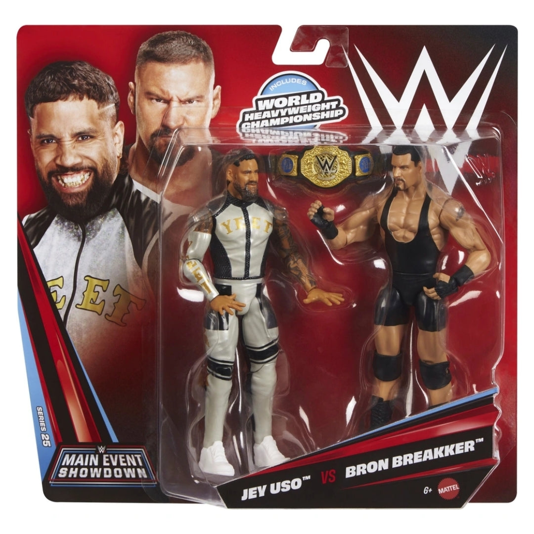 WWE Action Figure - Main Event Showdown Series #25 - Jey Uso Vs Bron Breakker