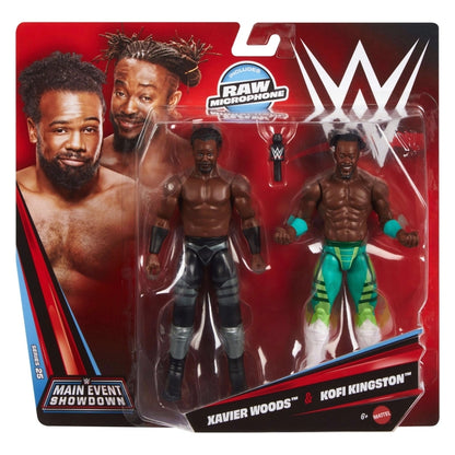 WWE Action Figure - Main Event Showdown Series #25 - Xavier Woods & Kofi Kingston