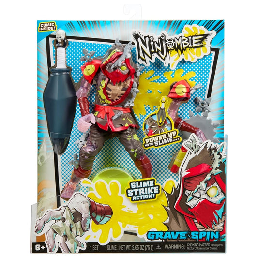 Ninjombie Action Figure Grave Spin