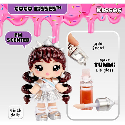 Yummiland x Hersheys Kisses Lip Gloss Doll Coco Kisses