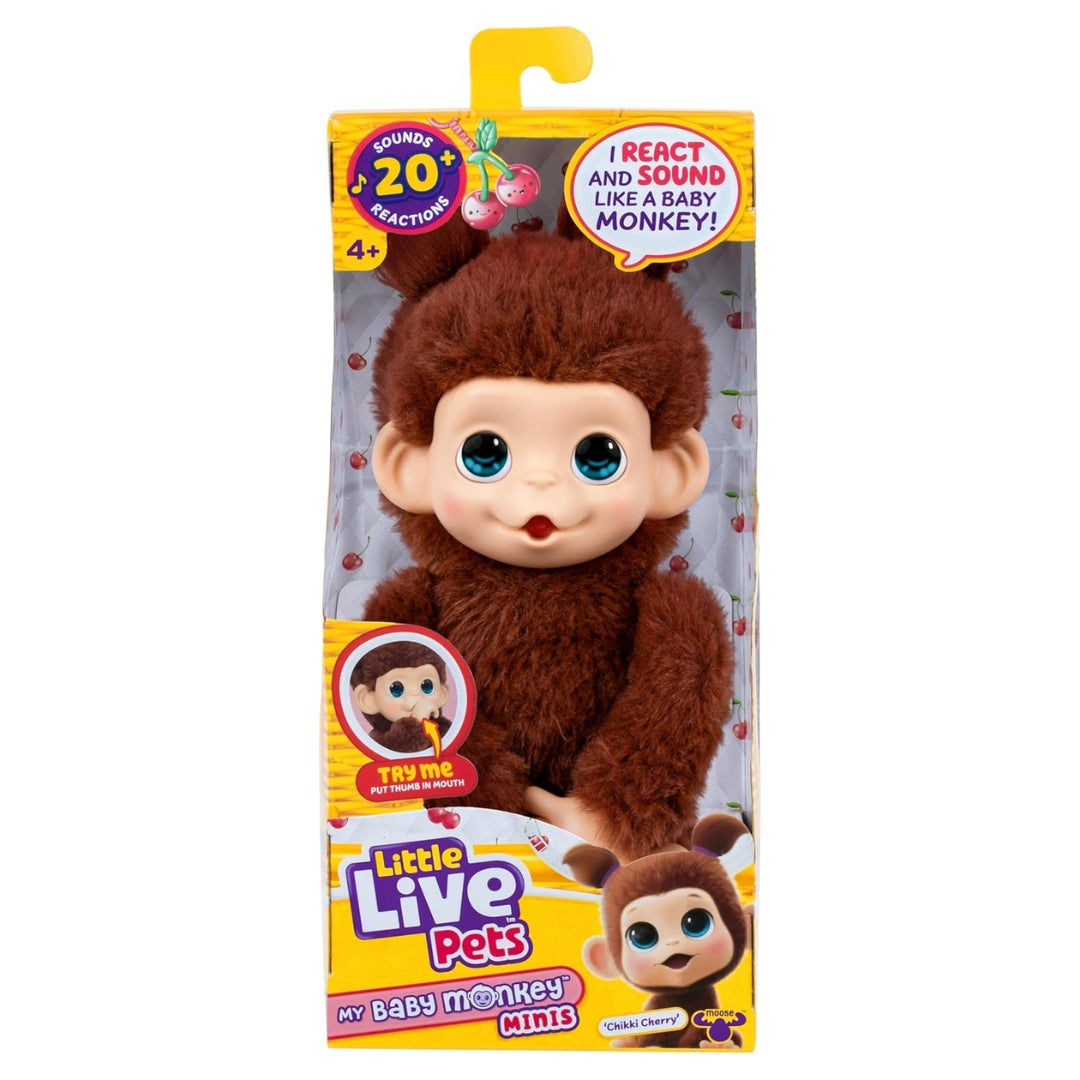 Little Live Pets My Baby Monkey Minis Chikki Cherry