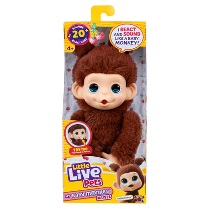 Little Live Pets My Baby Monkey Minis Chikki Cherry