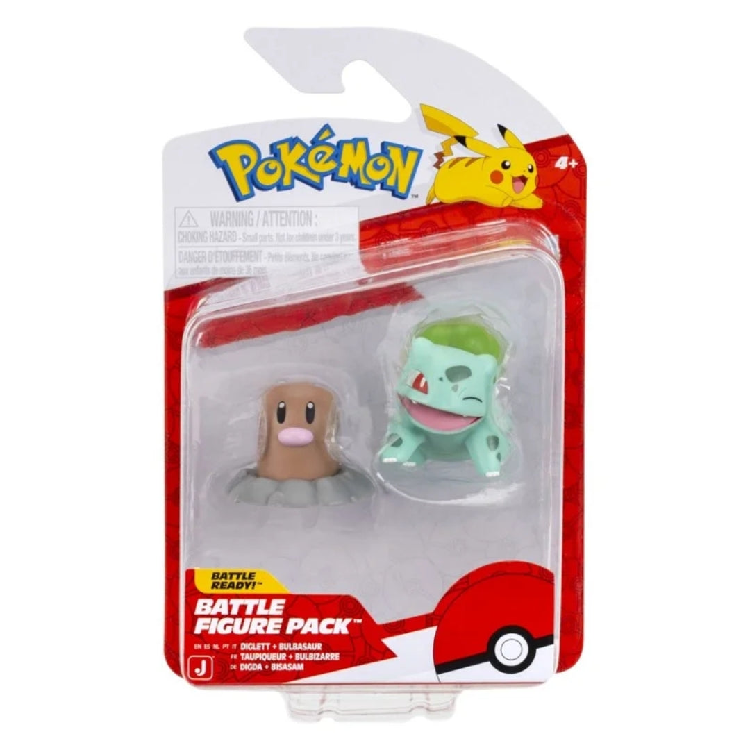 Pokemon Battle Figure Pack - Diglett Bulbasaur
