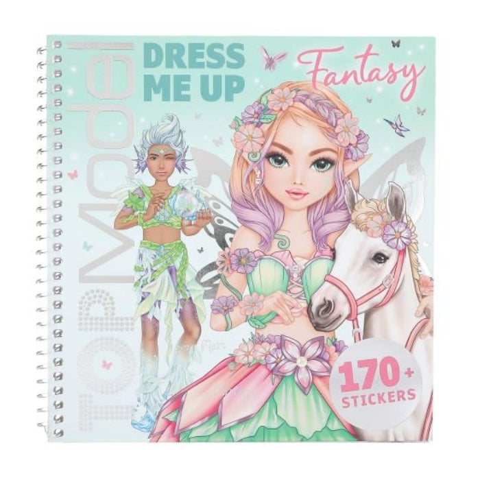 Depesche Top Model Fantasy Dress Me Up Sticker Book