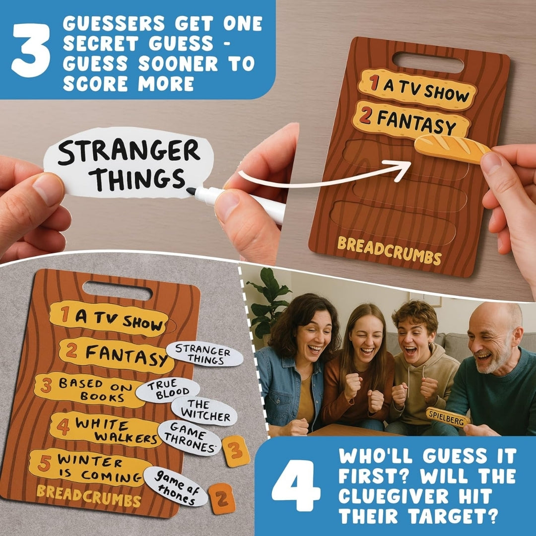 Breadcrumbs Party Word Game