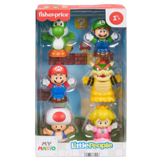 Fisher Price Little People My Mario Figures 6-Pack