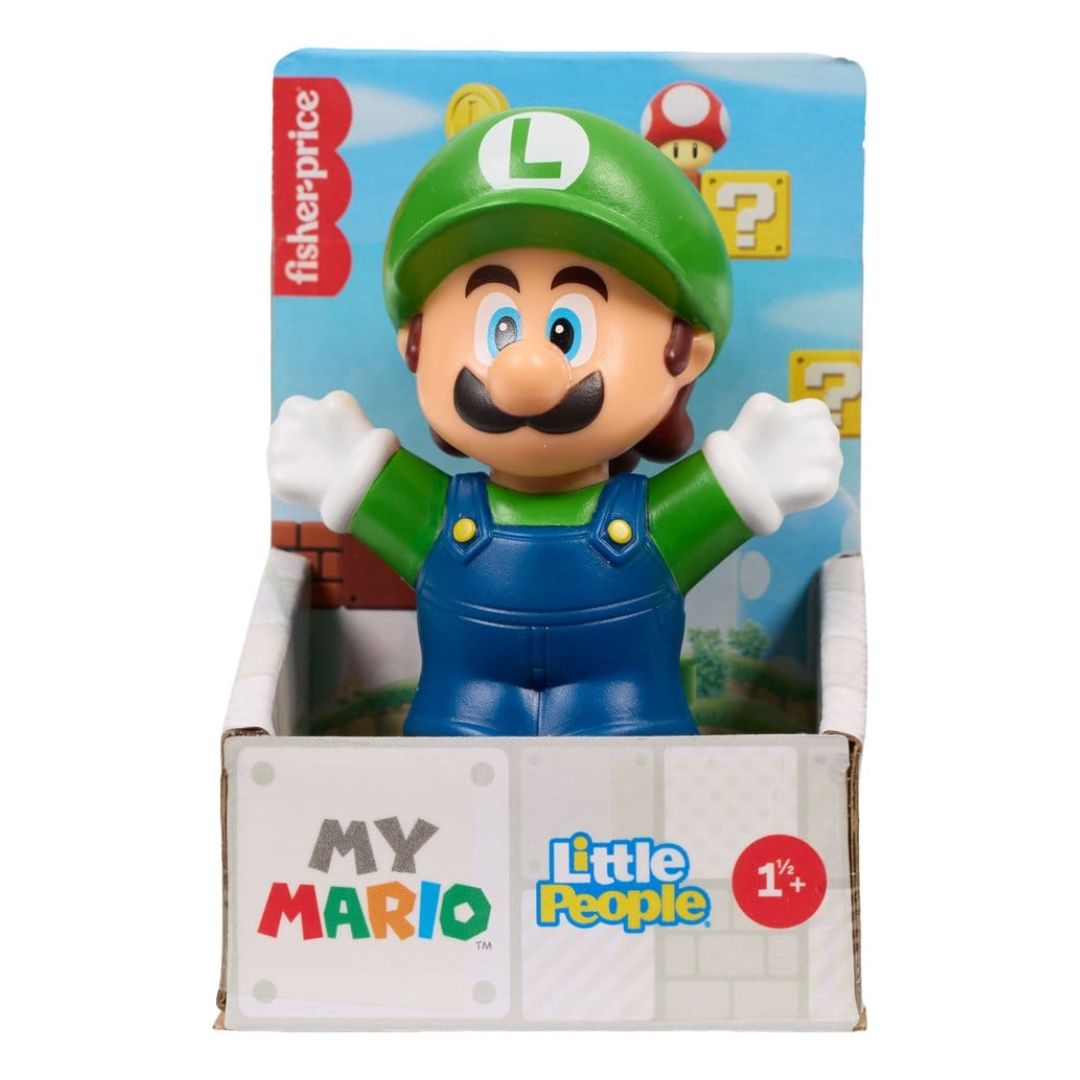 Fisher Price Little People My Mario Single Figure Luigi