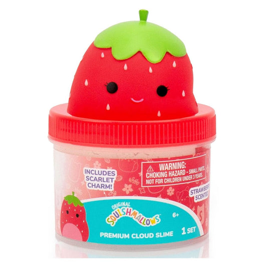 Squishmallows Premium Cloud Slime Scarlet The Strawberry