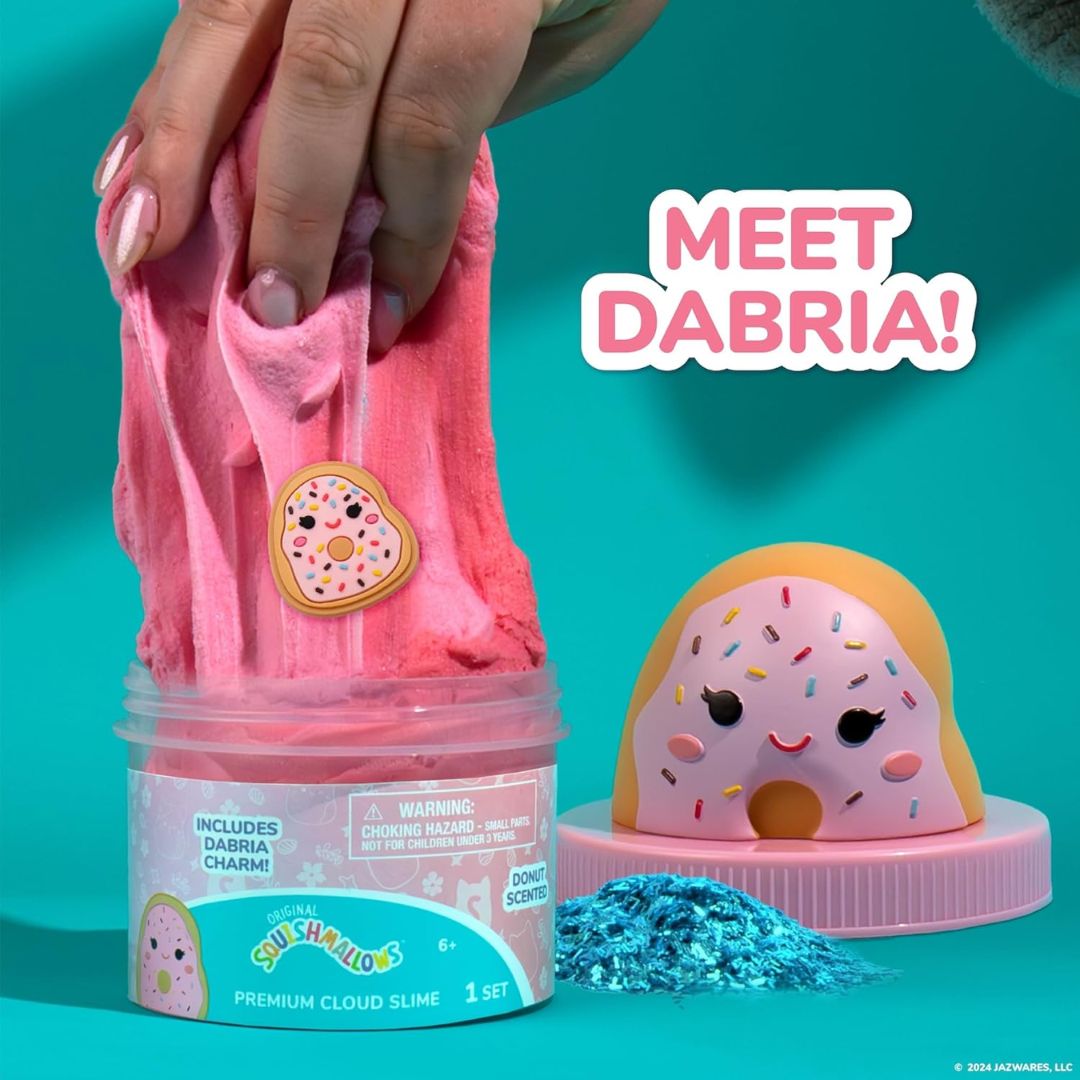 Squishmallows Premium Cloud Slime Dabria The Donut