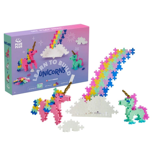 Plus Plus 275 PCS Learn To Build Unicorns
