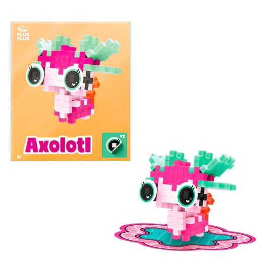 Plus Plus Pet Packet Pink Axolotl