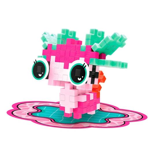 Plus Plus Pet Packet Pink Axolotl