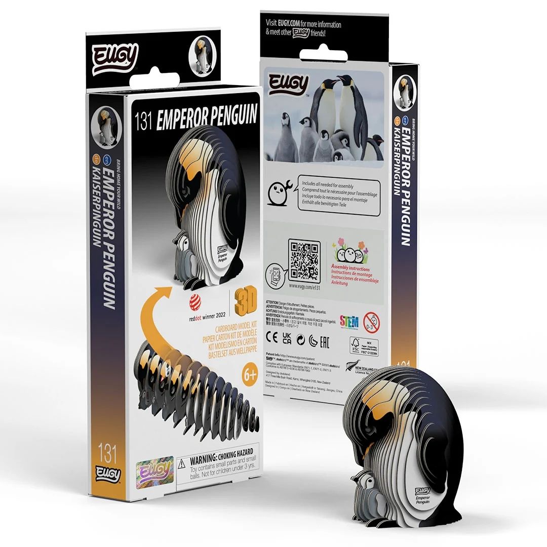 Eugy 3D Model 131 Emperor Penguin