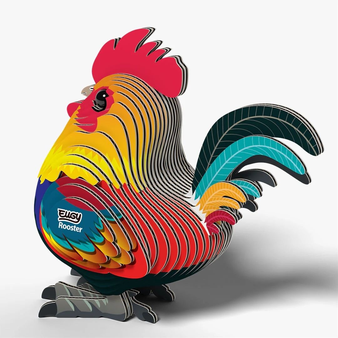 Eugy 3D Model 133 Rooster