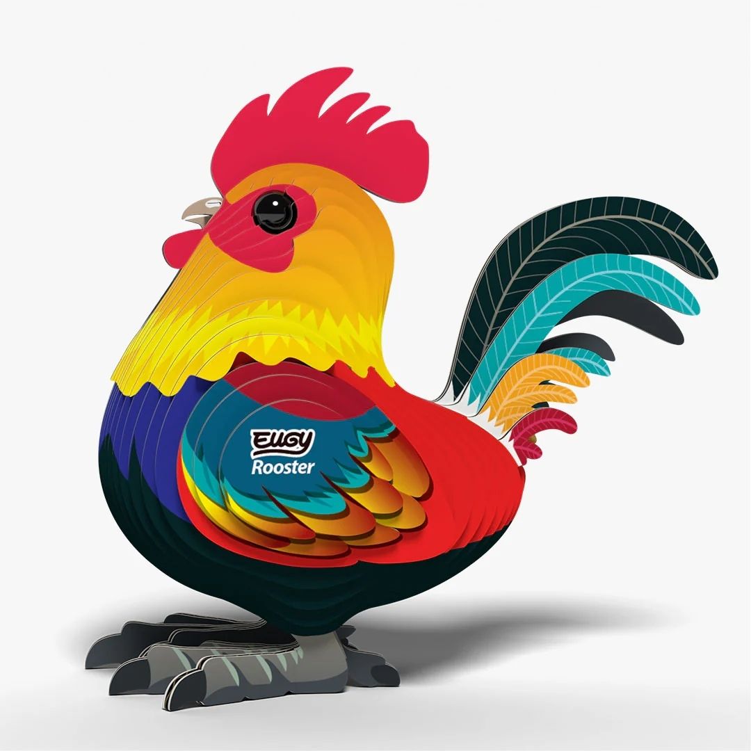 Eugy 3D Model 133 Rooster